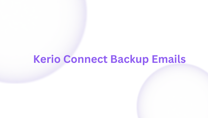 kerio connect backup