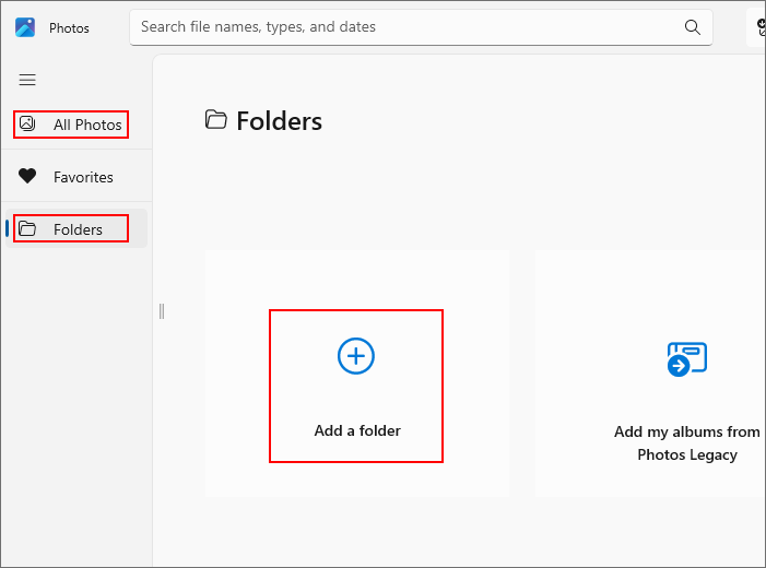 Add folder in Microsoft to Remove Duplicate Pictures On PC