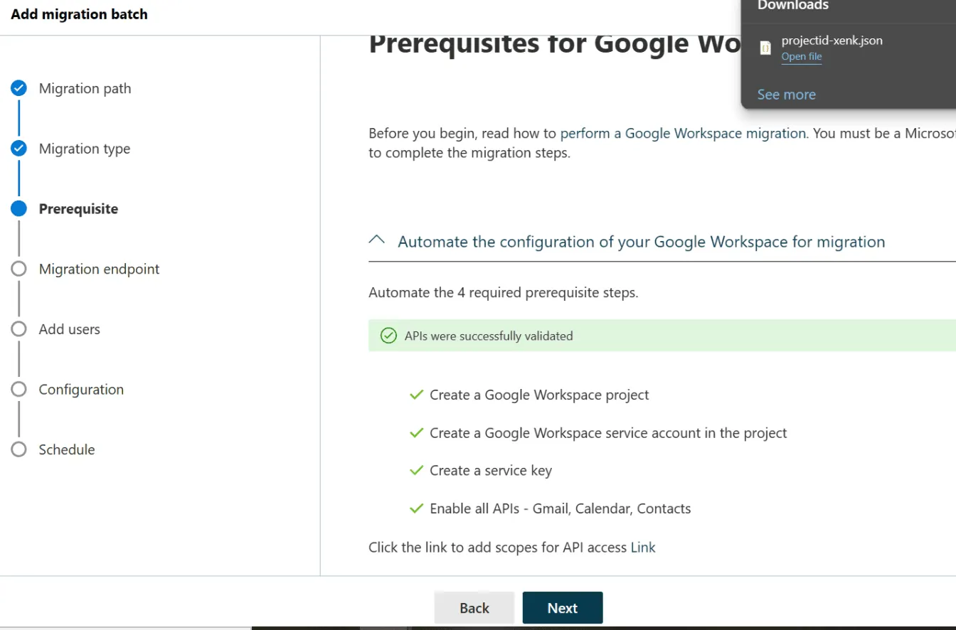 google sign in page