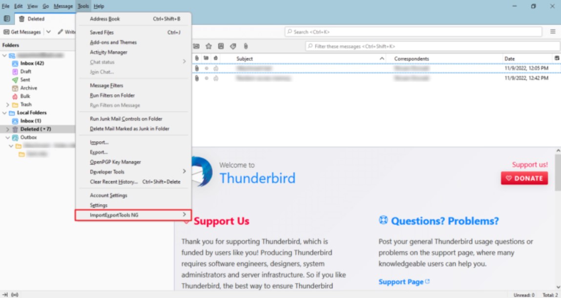 ImportExport Tools NG