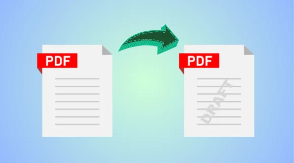 DIY Tutorial: How to Add Draft Watermark to PDF?