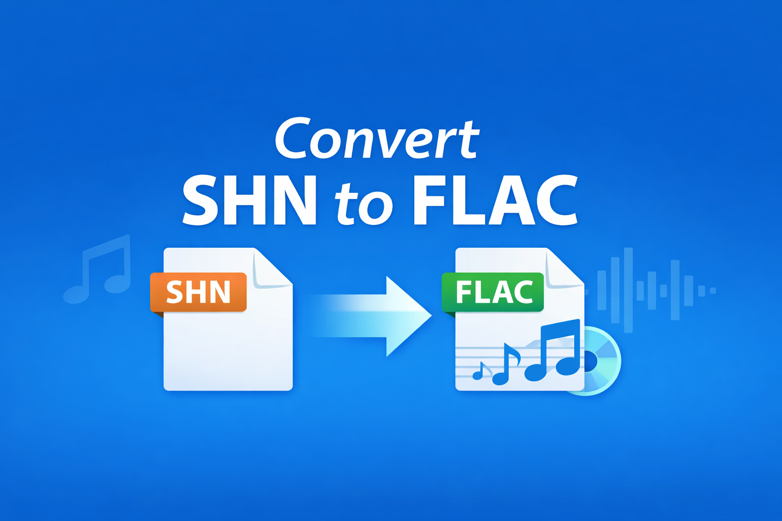 convert shn files to flac