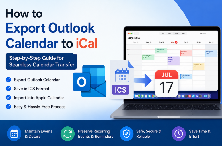 export Outlook Calendar to iCal