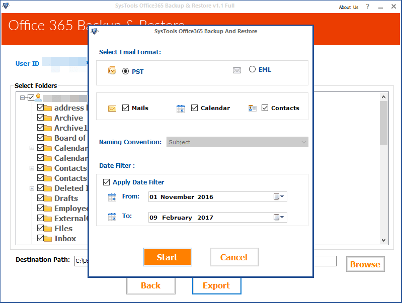 Backup Office 365 Mailbox to PST & Multiple Format Using Best Tool