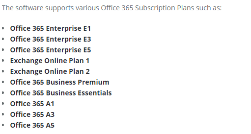 subscription plans