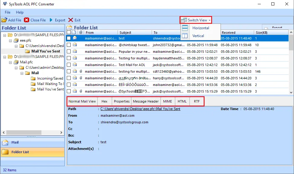 export-pfc-file