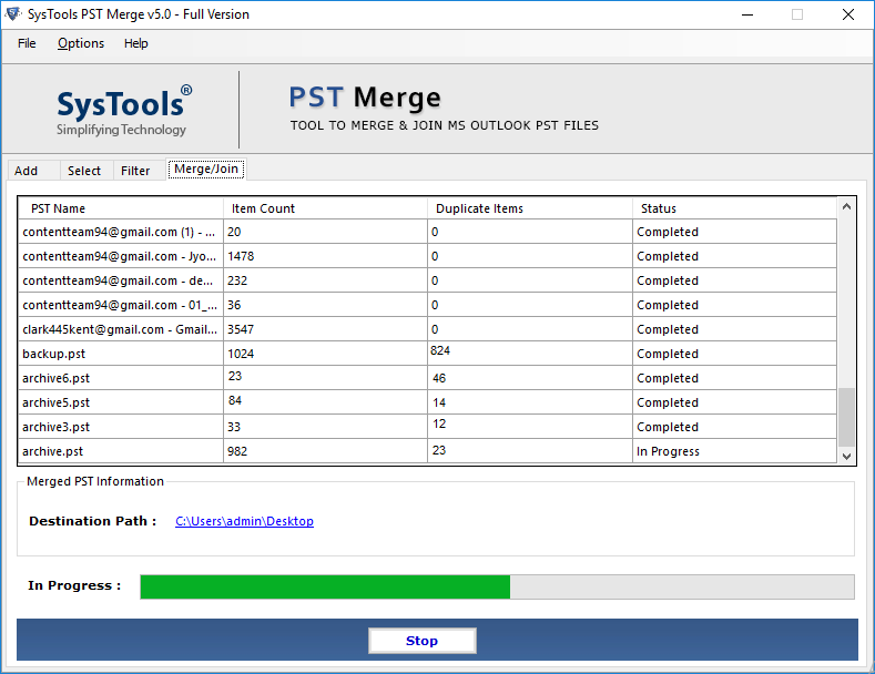 consolidate pst files outlook 2010