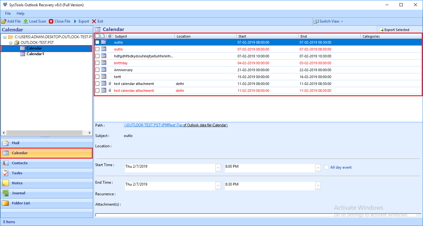 How do I Recover Deleted Calendar Items from Outlook