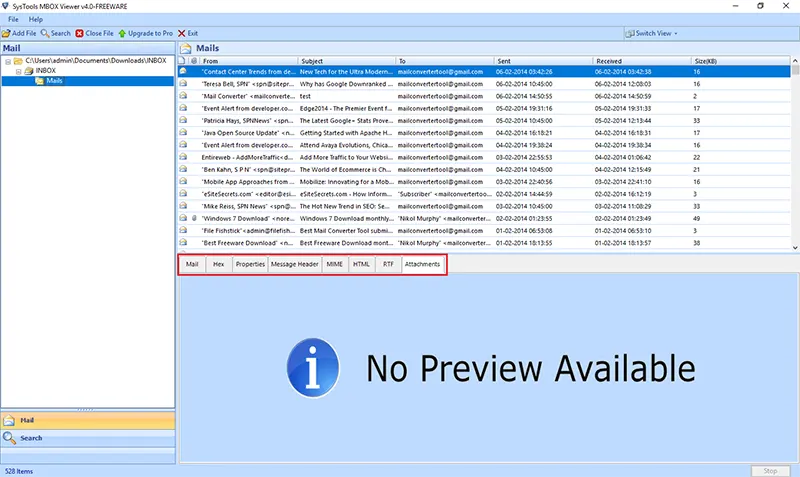 thunderbird mbox viewer