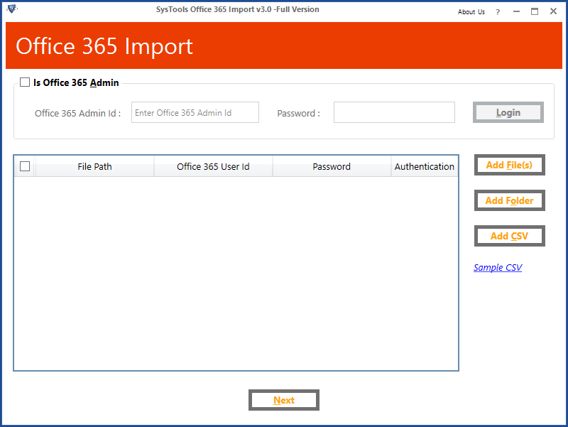 Login O365