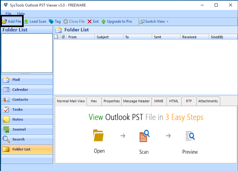 Download PST VIEWER Software