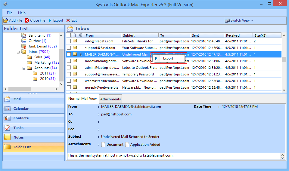 Divide the NSF file