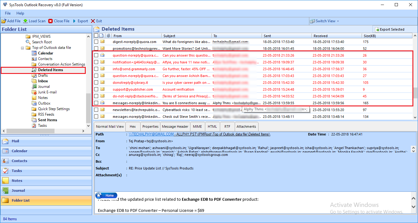 Outlook Email Recovery Tool Software For Data Recovery Retrieval