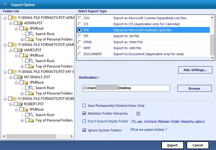 Outlook PST Converter
