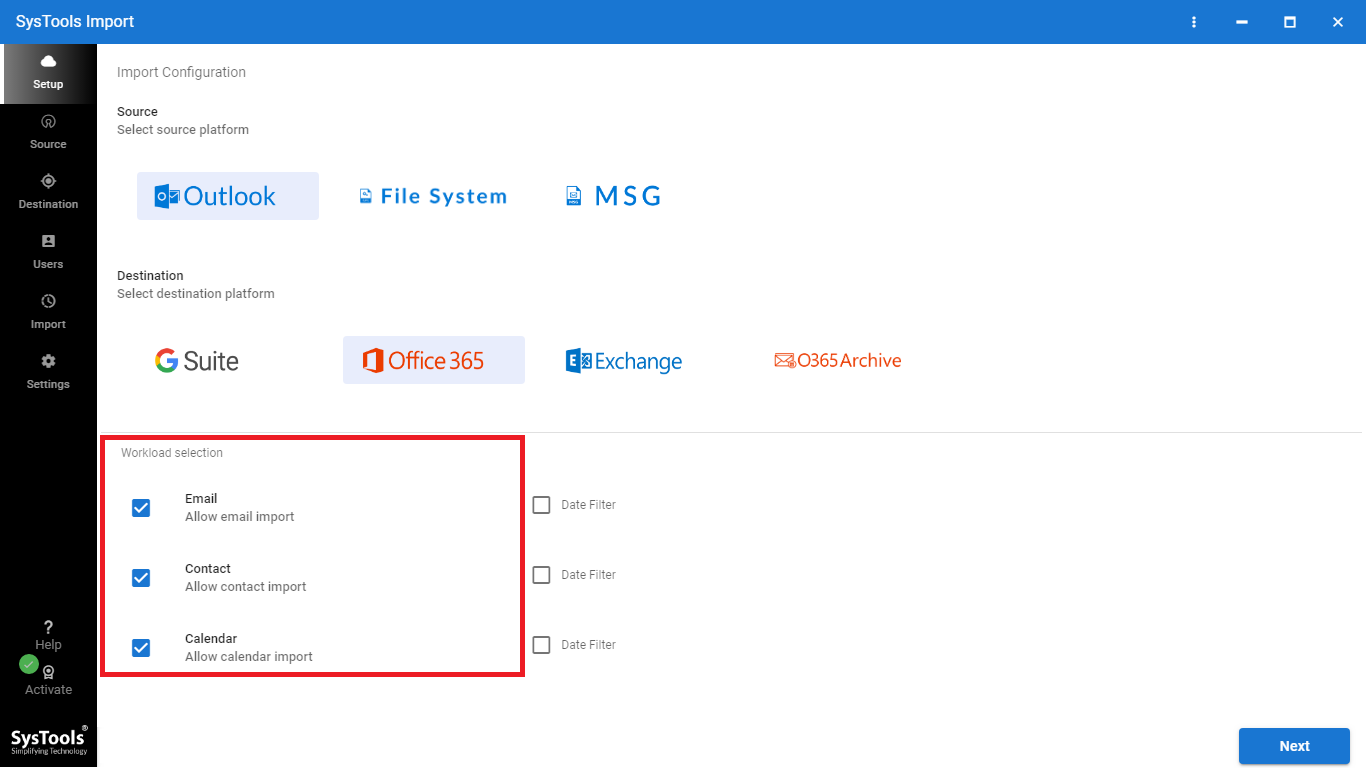 Select Categories